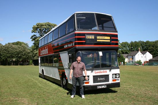 Leyland Olympian 1510 with its owner Chris Martin